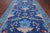 Blue William Morris Handmade Wool Rug 8' 1" X 16' 3" - Q24137