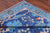 Blue William Morris Handmade Wool Rug 8' 1" X 16' 3" - Q24137
