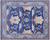 Blue 8' 3" X 10' 1" William Morris Handmade Wool Rug - Q24138