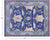 Blue 8' 3" X 10' 1" William Morris Handmade Wool Rug - Q24138