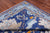 Blue 8' 3" X 10' 1" William Morris Handmade Wool Rug - Q24138