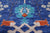 Blue 10' 3" X 13' 11" William Morris Handmade Wool Rug - Q24140