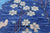 Blue 10' 3" X 13' 11" William Morris Handmade Wool Rug - Q24140