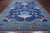 Blue 10' 3" X 13' 11" William Morris Handmade Wool Rug - Q24140