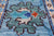 Blue 10' 3" X 13' 11" William Morris Handmade Wool Rug - Q24140