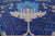 Blue 10' 3" X 13' 11" William Morris Handmade Wool Rug - Q24140