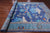 Blue 9' 4" X 17' 10" William Morris Hand Knotted Wool Rug - Q24141