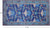 Blue 9' 4" X 17' 10" William Morris Hand Knotted Wool Rug - Q24141