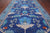 Blue 9' 4" X 17' 10" William Morris Hand Knotted Wool Rug - Q24141