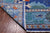 Blue 10' Square William Morris Handmade Wool Rug - Q24142