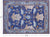 Blue William Morris Handmade Wool Rug 9' 1" X 12' 5" - Q24144