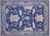 Blue William Morris Handmade Wool Rug 9' 1" X 12' 5" - Q24144