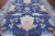 Blue William Morris Handmade Wool Rug 9' 1" X 12' 5" - Q24144