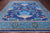 Blue 12' Square William Morris Handmade Wool Rug - Q24147