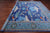 Blue 12' Square William Morris Handmade Wool Rug - Q24147