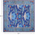 Blue 12' Square William Morris Handmade Wool Rug - Q24147