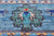Blue 12' Square William Morris Handmade Wool Rug - Q24147