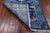 Blue 2' 7" X 10' 0" William Morris Hand Knotted Wool Runner Rug - Q24150