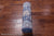 Blue 2' 7" X 10' 2" Hand Knotted William Morris Wool Runner Rug - Q24152