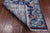 Blue 2' 7" X 10' 2" Hand Knotted William Morris Wool Runner Rug - Q24152
