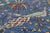 Blue 9' 3" X 11' 11" Persian Tree Of Life Handmade Wool Rug - Q24154