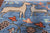 Blue 9' 3" X 11' 11" Persian Tree Of Life Handmade Wool Rug - Q24154