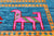 Blue 8' 0" X 10' 0" Persian Gabbeh Tribal Hand Knotted Wool Rug - Q24155