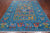 Blue 8' 0" X 10' 0" Persian Gabbeh Tribal Hand Knotted Wool Rug - Q24155