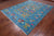Blue 8' 0" X 10' 0" Persian Gabbeh Tribal Hand Knotted Wool Rug - Q24155