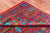 Red 8' 0" X 9' 10" Persian Heriz Serapi Hand Knotted 100% Silk Rug - Q24158