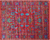 Red 8' 0" X 9' 10" Persian Heriz Serapi Hand Knotted 100% Silk Rug - Q24158