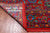 Red 8' 0" X 9' 10" Persian Heriz Serapi Hand Knotted 100% Silk Rug - Q24158