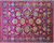 Purple 7' 8" X 9' 8" Persian Tabriz Handmade 100% Silk Rug - Q24159