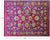 Purple 7' 8" X 9' 8" Persian Tabriz Handmade 100% Silk Rug - Q24159