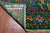 Green 7' 10" X 10' 6" Persian Tabriz Handmade 100% Silk Rug - Q24160