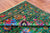 Green 7' 10" X 10' 6" Persian Tabriz Handmade 100% Silk Rug - Q24160