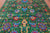 Green 7' 10" X 10' 6" Persian Tabriz Handmade 100% Silk Rug - Q24160
