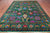 Green 9' 0" X 12' 2" Persian Tabriz Handmade Silk Rug - Q24161