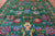 Green 9' 0" X 12' 2" Persian Tabriz Handmade Silk Rug - Q24161
