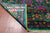 Green 9' 0" X 12' 2" Persian Tabriz Handmade Silk Rug - Q24161