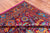 Purple 8' 0" X 10' 2" Persian Heriz Serapi Hand Knotted 100% Silk Rug - Q24162