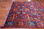 Purple 8' 0" X 10' 2" Persian Heriz Serapi Hand Knotted 100% Silk Rug - Q24162
