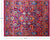Purple 8' 0" X 10' 2" Persian Heriz Serapi Hand Knotted 100% Silk Rug - Q24162