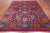 Purple 8' 0" X 10' 2" Persian Heriz Serapi Hand Knotted 100% Silk Rug - Q24162
