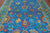 Blue 8' 1" X 10' 4" Persian Tabriz Handmade 100% Silk Rug - Q24163
