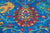 Blue 8' 1" X 10' 4" Persian Tabriz Handmade 100% Silk Rug - Q24163