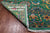 Green 8' 1" X 10' 0" Persian Tabriz Handmade 100% Silk Rug - Q24164