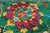 Green 8' 1" X 10' 0" Persian Tabriz Handmade 100% Silk Rug - Q24164