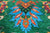 Green 8' 1" X 10' 0" Persian Tabriz Handmade 100% Silk Rug - Q24164
