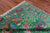 Green 8' 1" X 10' 0" Persian Tabriz Handmade 100% Silk Rug - Q24164